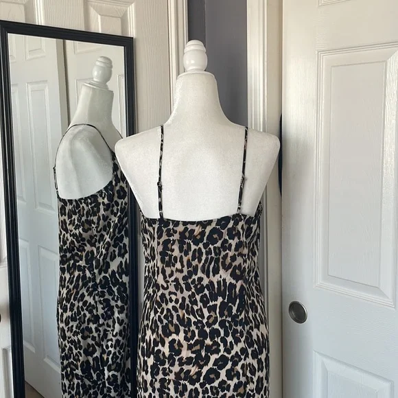 Nordstrom BP. Leopard print slip dress - Picture 7 of 9